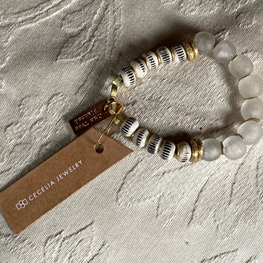 CECELIA JEWELRY Recycled Bead Bracelets - Picture 1 of 2